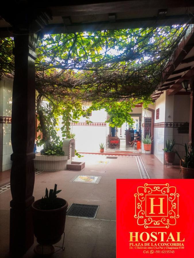Hotel Hostal Plaza De La Concordia Santa Cruz de La Sierra Exterior foto