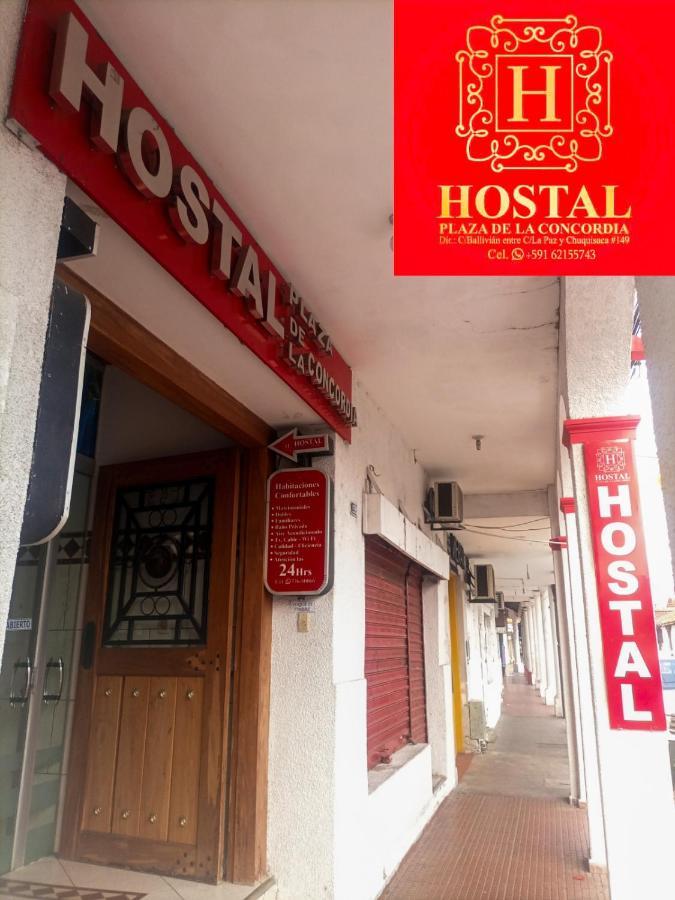 Hotel Hostal Plaza De La Concordia Santa Cruz de La Sierra Exterior foto